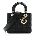 Lambskin Cannage Small My ABCDior Lady Dior Black wholesalehk.shop