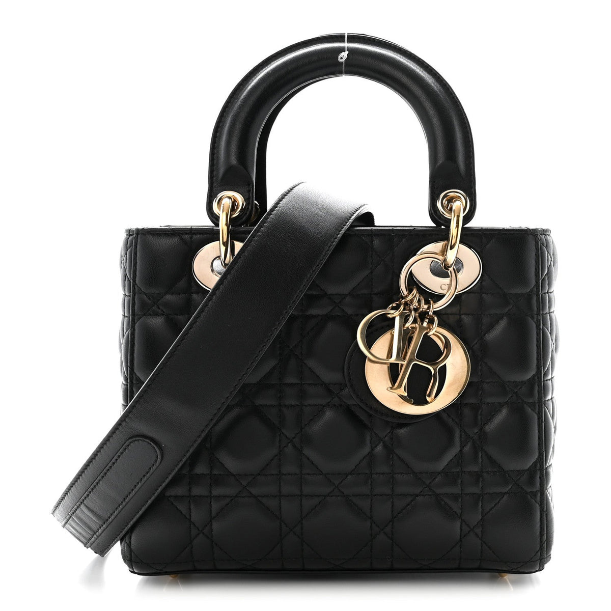 Lambskin Cannage Small My ABCDior Lady Dior Black wholesalehk.shop