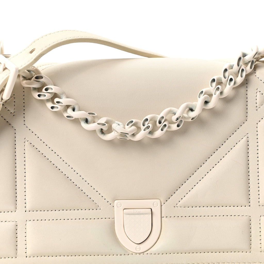 Ultra Matte Calfskin Small Diorama Flap Bag White ¡§ Direct shipment via from wholesalehk.shop