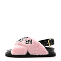 Shearling Calfskin Paseo Flat Comfort Sandal 38 Pink £¨ Direct shipment via from wholesalehk.shop