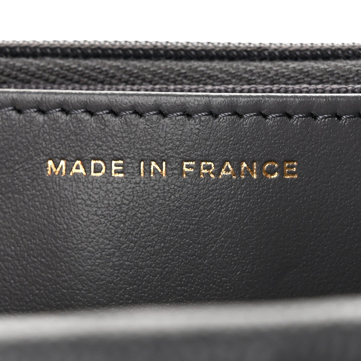 Caviar Quilted Wallet on Chain WOC Grey wholesalehk.shop