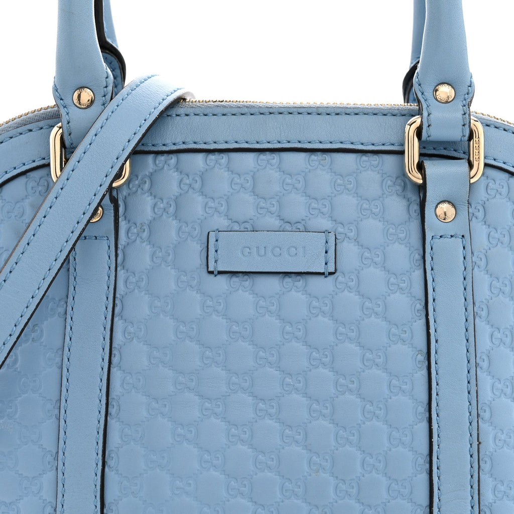 Microguccissima Mini Dome Bag Mineral Blue £¨ Direct shipment via from wholesalehk.shop