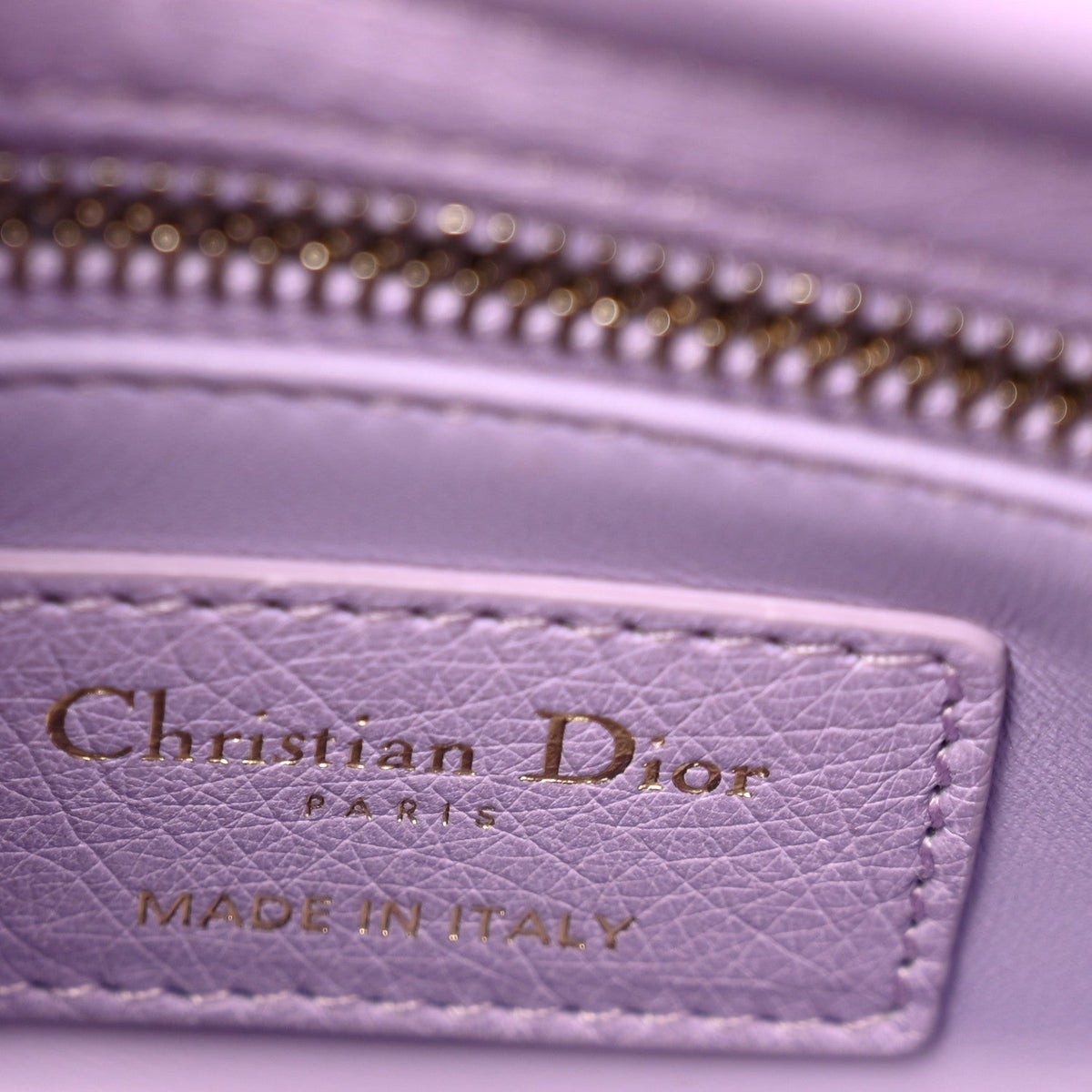 Ostrich Mini Lady Dior Purple wholesalehk.shop