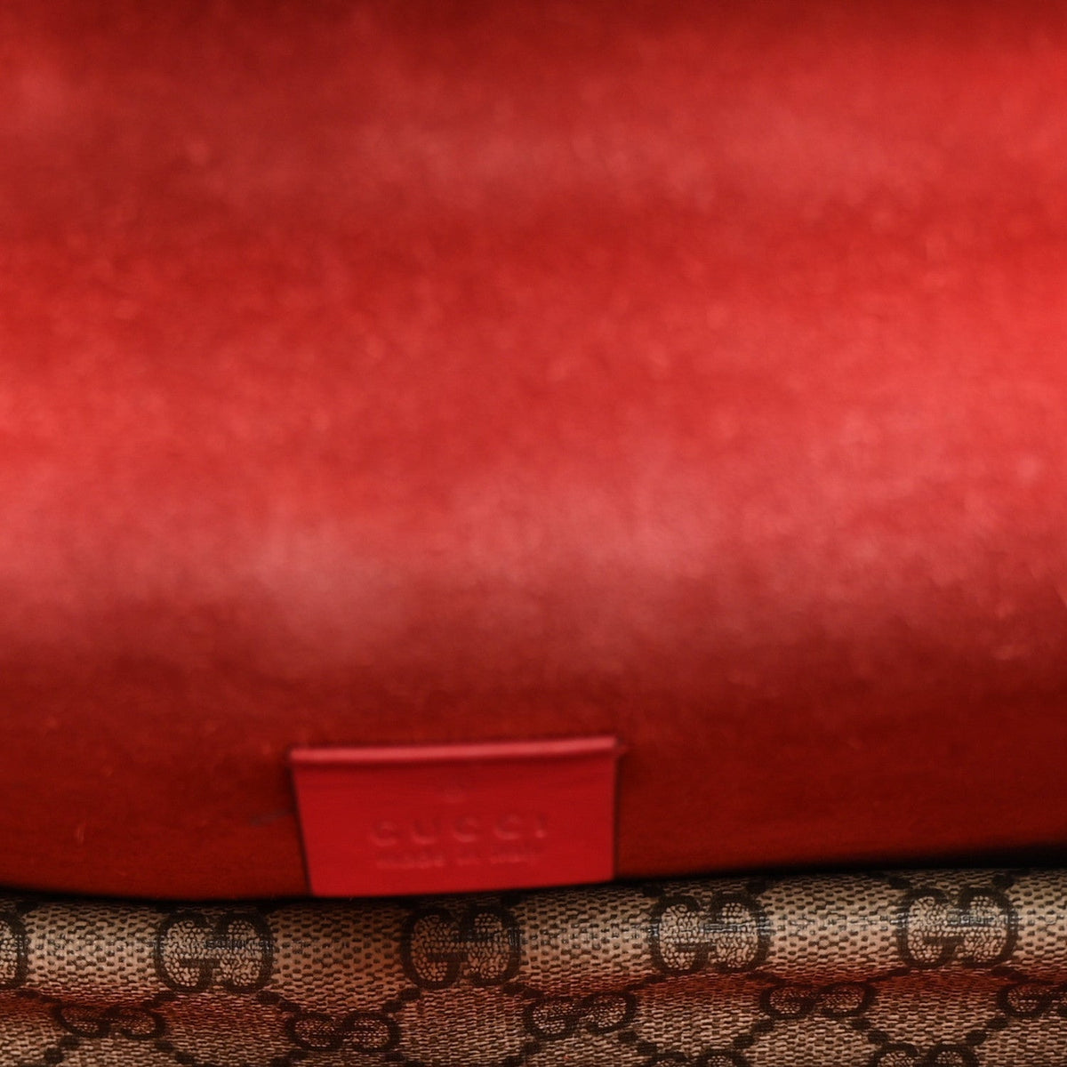 GG Supreme Monogram Suede Crystal Small Dionysus Shoulder Bag Beige Ebony Vulcanic Red wholesalehk.shop