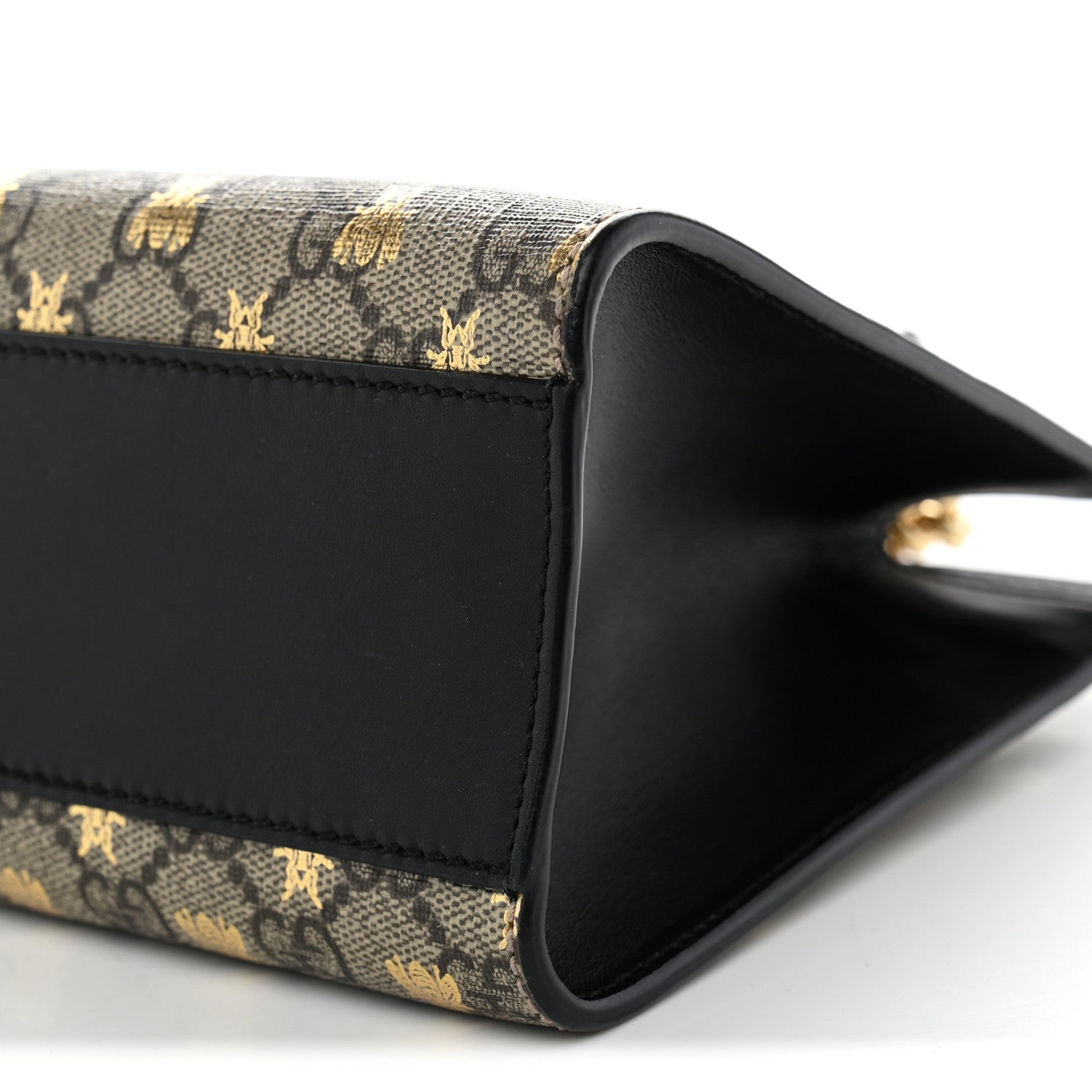 GG Supreme Monogram Bees Small Padlock Tote Beige Oro Black £¨ Direct shipment via from wholesalehk.shop