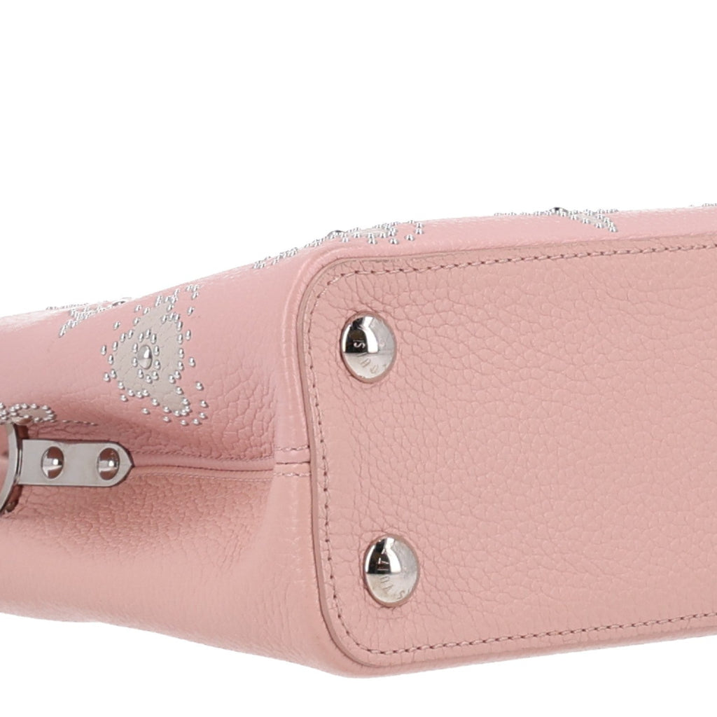 Taurillon Studded Flowers Capucines BB Magnolia £¨ Direct shipment via from wholesalehk.shop