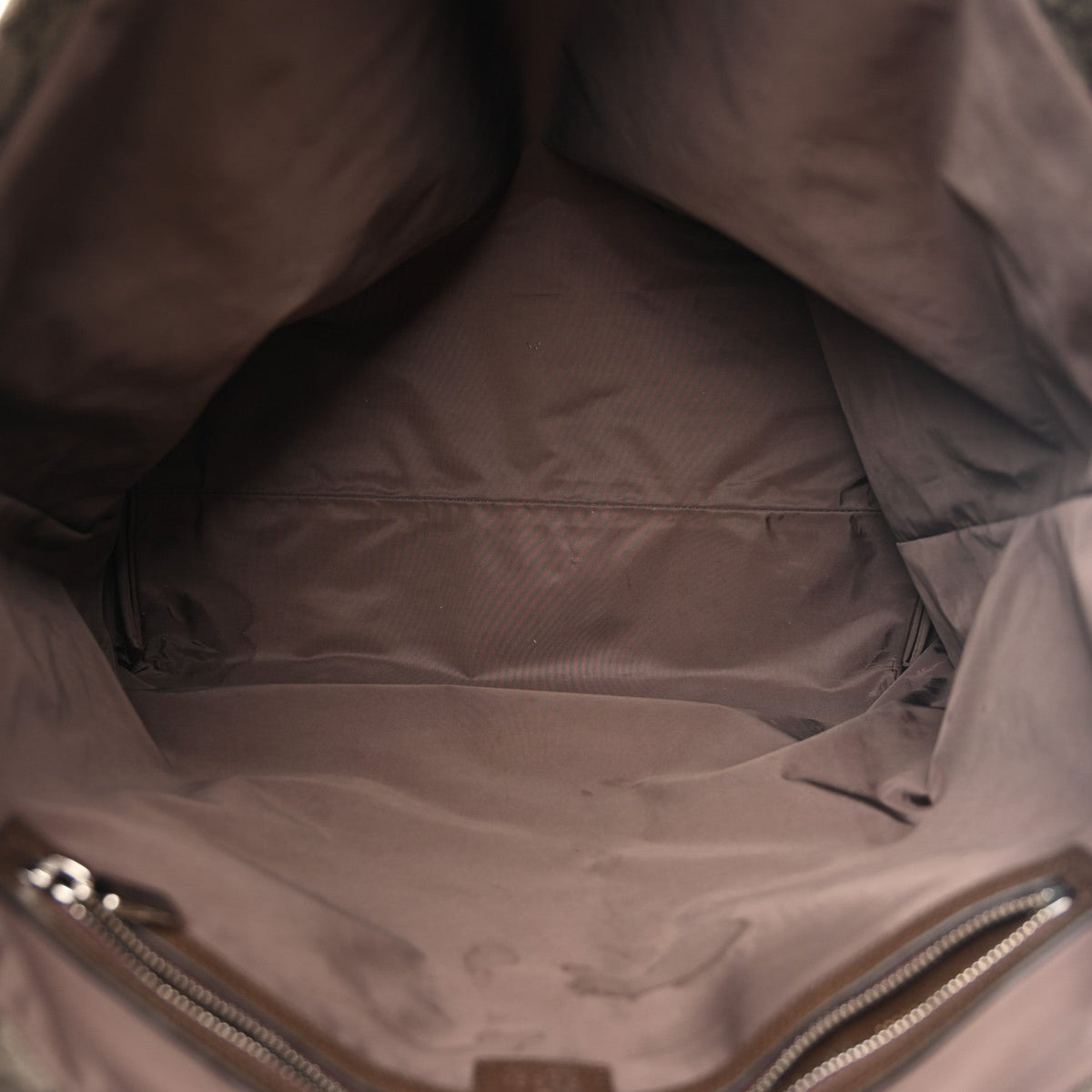 Tender GG Supreme Monogram Textured Dollar Calfskin Web Tote Beige Ebony New Acero wholesalehk.shop