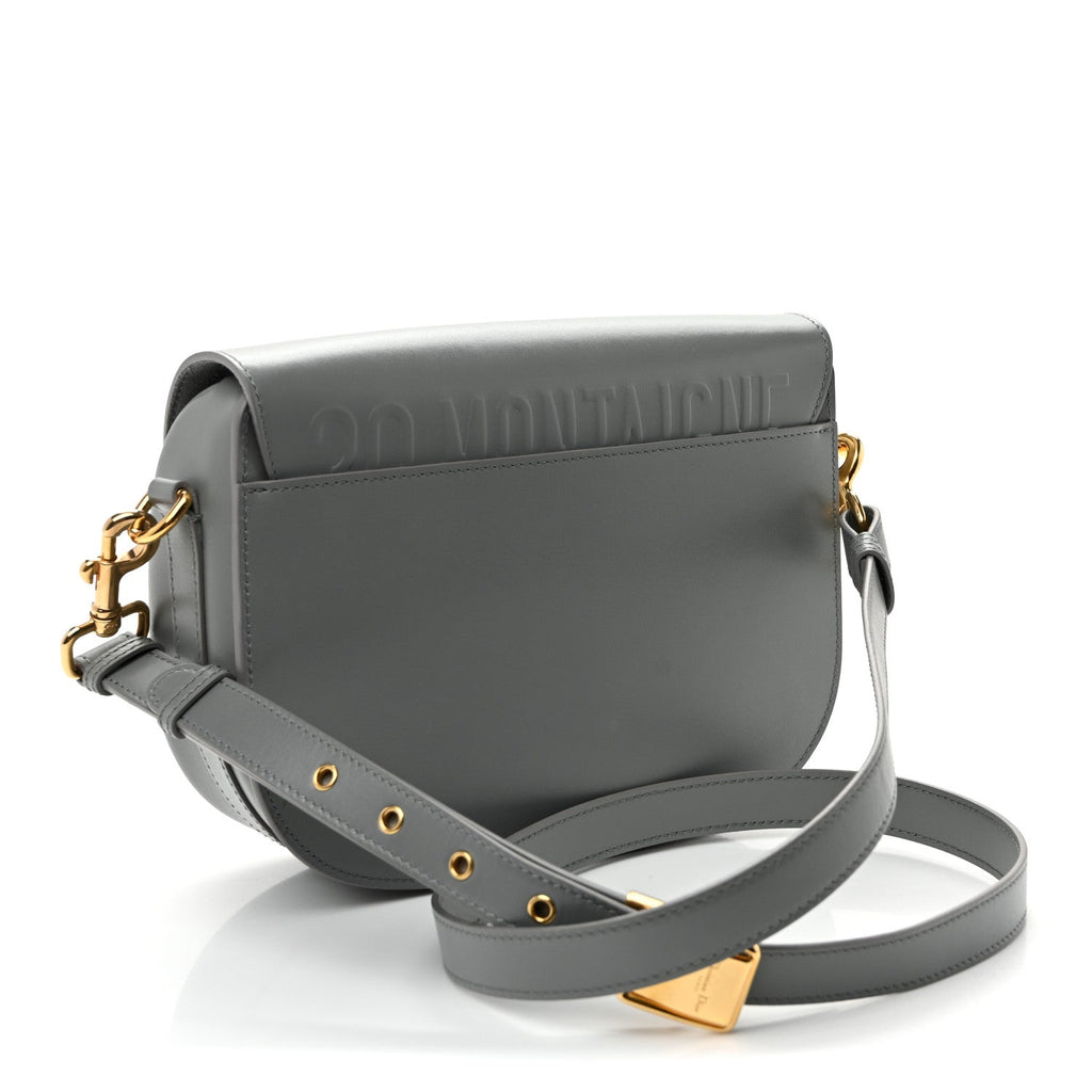 Box Calfskin Medium Bobby Flap Gray wholesalehk.shop