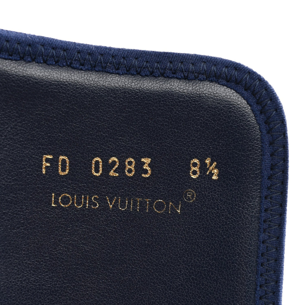 Monogram Mens Miami Mules 8.5 Navy Blue £¨ Direct shipment via from wholesalehk.shop