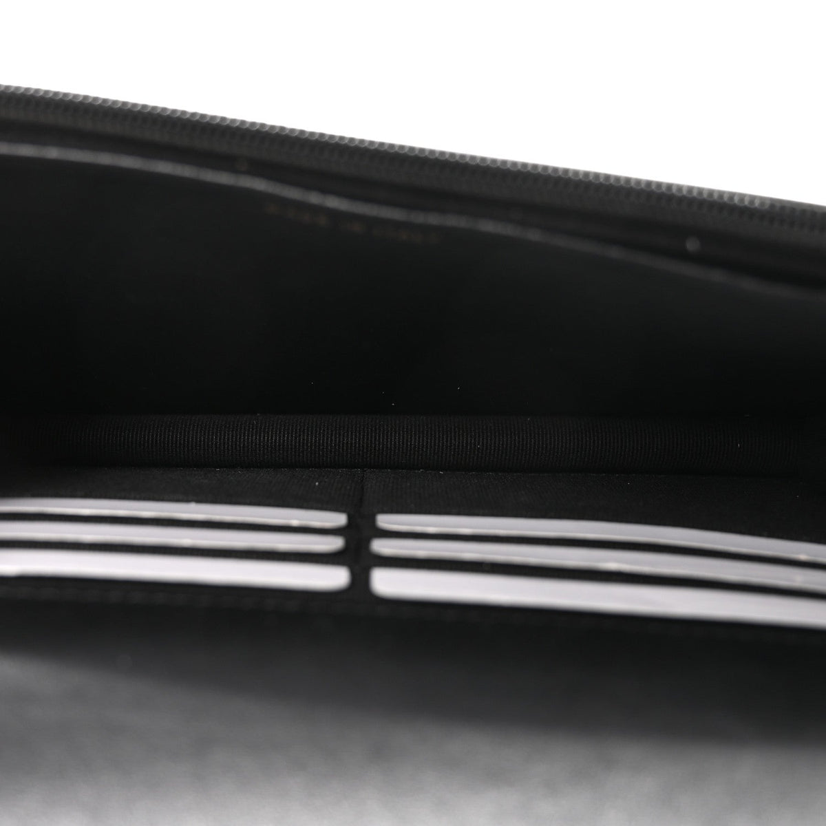 Lambskin Quilted Pearl Wallet On Chain WOC Black wholesalehk.shop