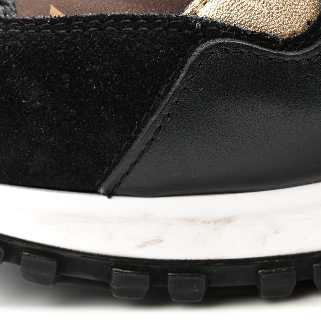 Suede Calfskin Recycled Monogram Nylon Run Away Sneakers 39 Black £¨ Direct shipment via from wholesalehk.shop