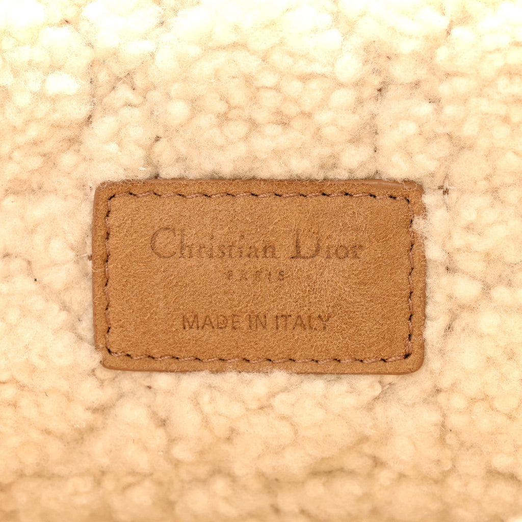 Shearling Cannage Large Caro Bag Camel wholesalehk.shop