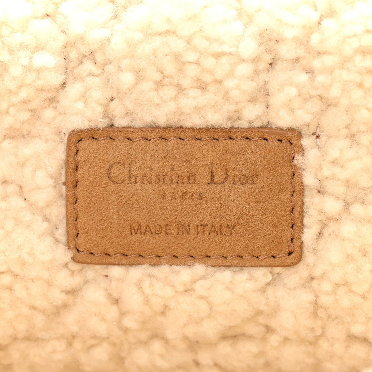 Shearling Cannage Large Caro Bag Camel wholesalehk.shop