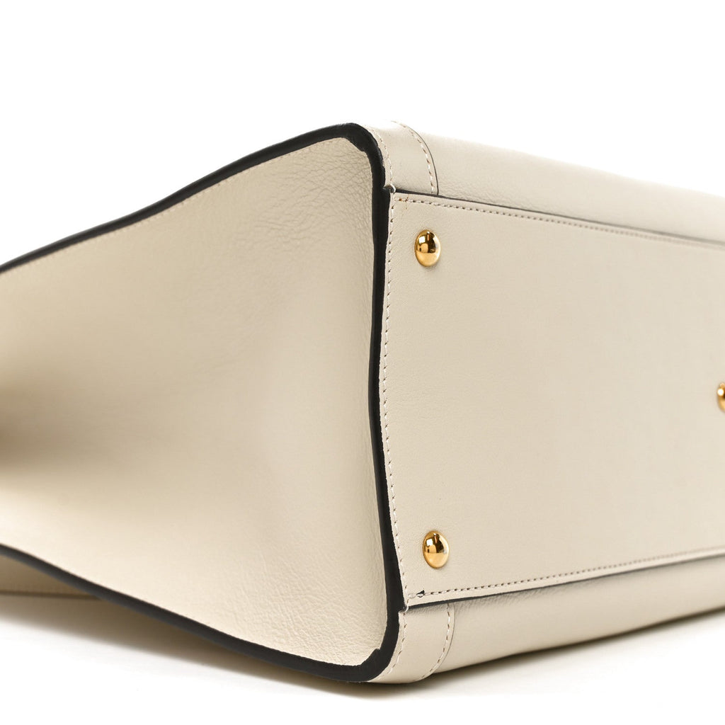 Wonka Grain Calfskin Medium Diana Tote Bag Mystic White Orange Fluo wholesalehk.shop