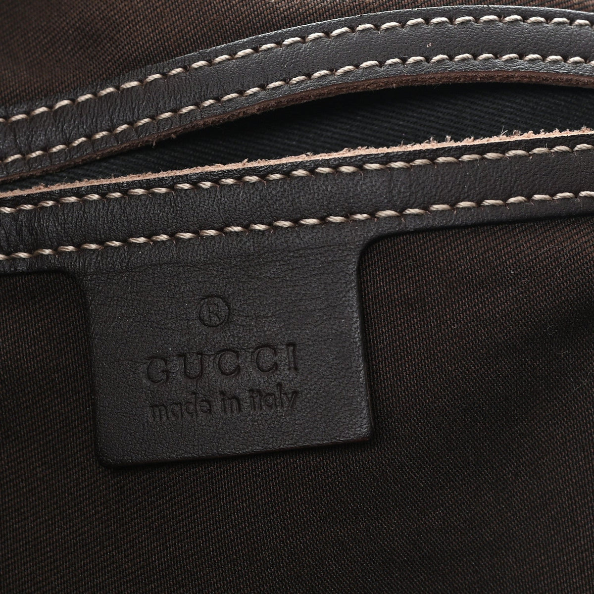 GG Plus Monogram Joy Vertical Tote Dark Brown wholesalehk.shop