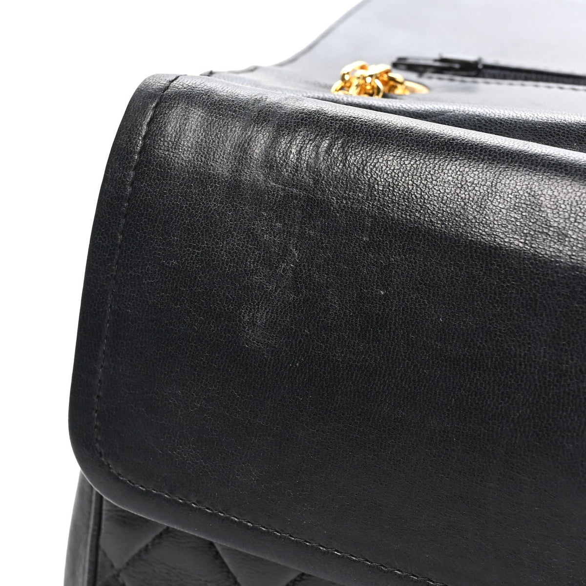 Lambskin Quilted Medium Double Flap Bijoux Chain Black wholesalehk.shop