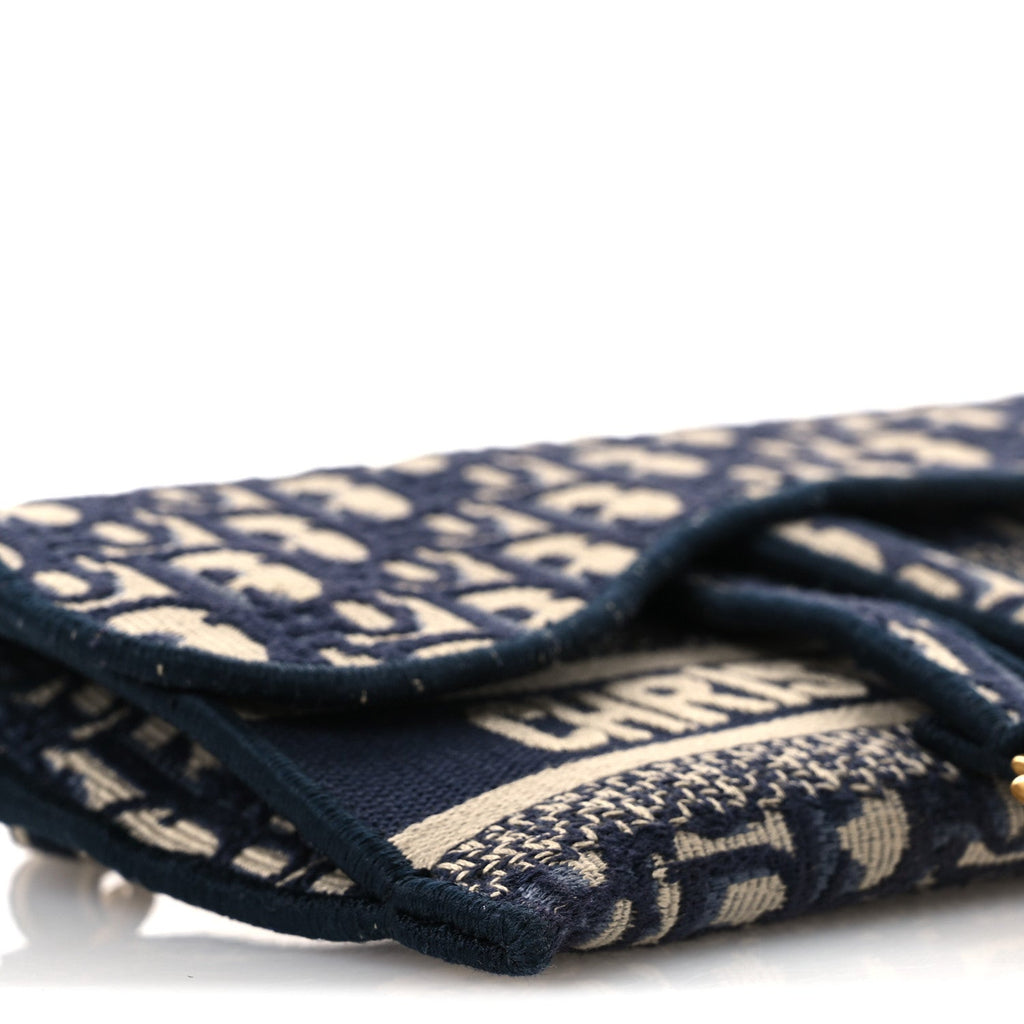 Oblique Slim Saddle Pouch Blue wholesalehk.shop