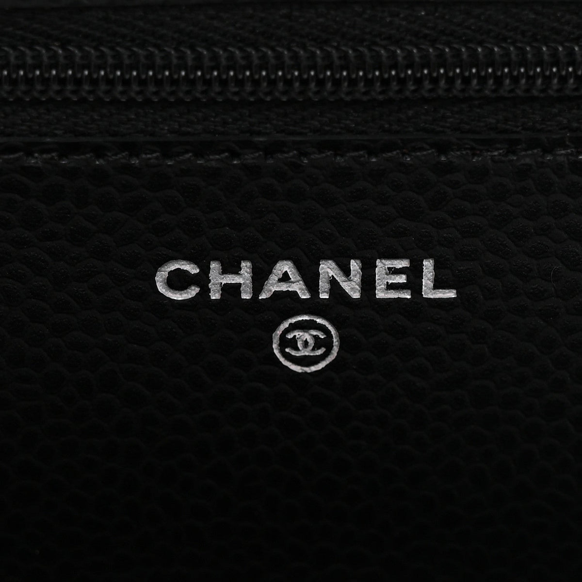 Caviar Quilted CC Turnlock Wallet On Chain WOC Black wholesalehk.shop