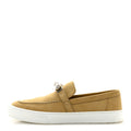 Suede Goatskin Game Slip On Sneakers 41 Beige Lin wholesalehk.shop