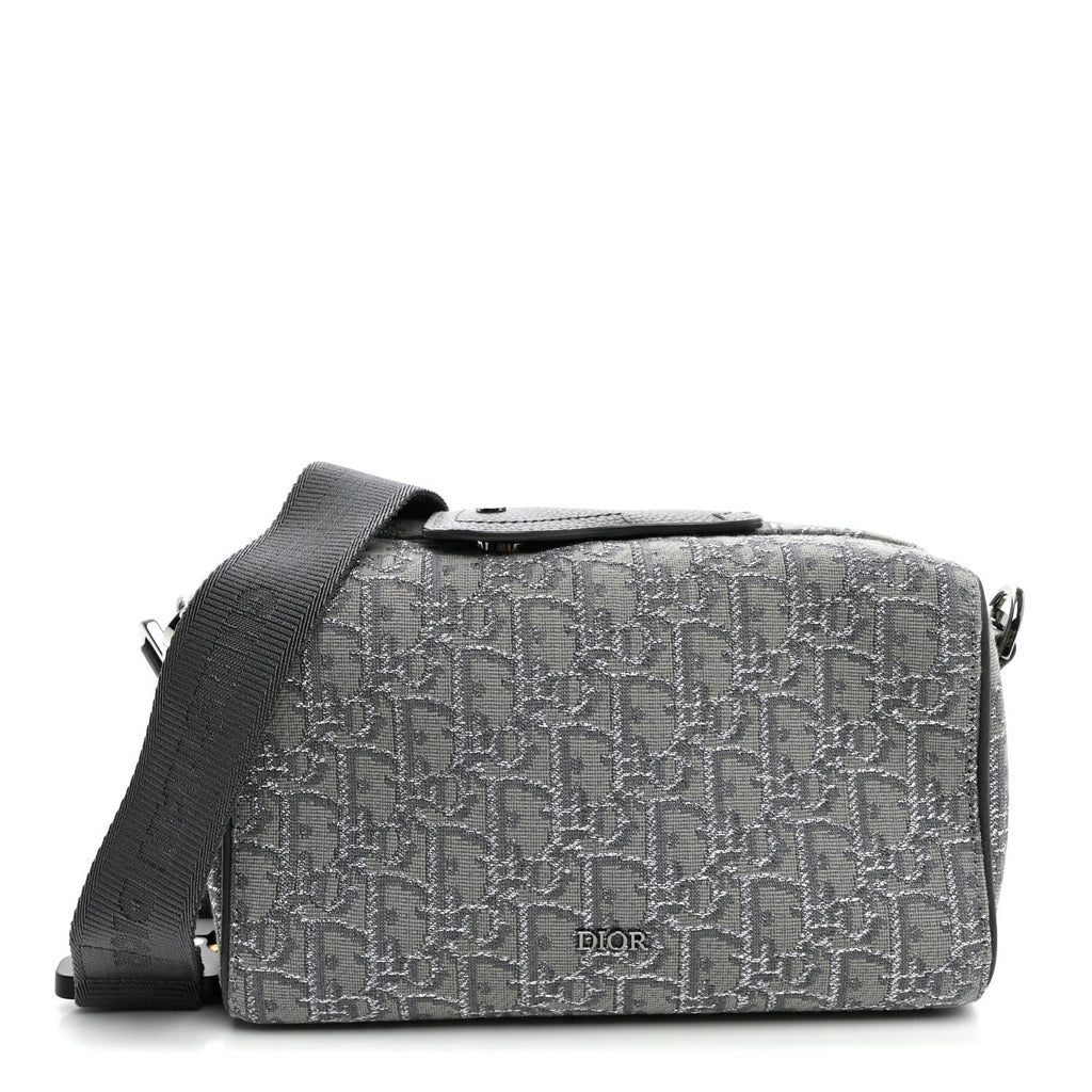Oblique Jacquard Lingot 22 Bag Silver wholesalehk.shop