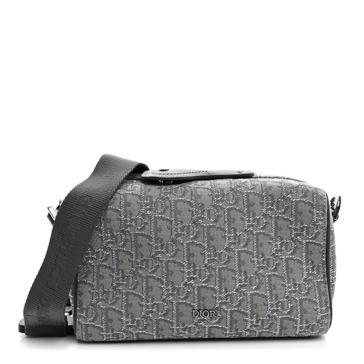 Oblique Jacquard Lingot 22 Bag Silver wholesalehk.shop