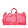 Monogram Fluo See Through Keepall Bandouliere 50 Rose wholesalehk.shop