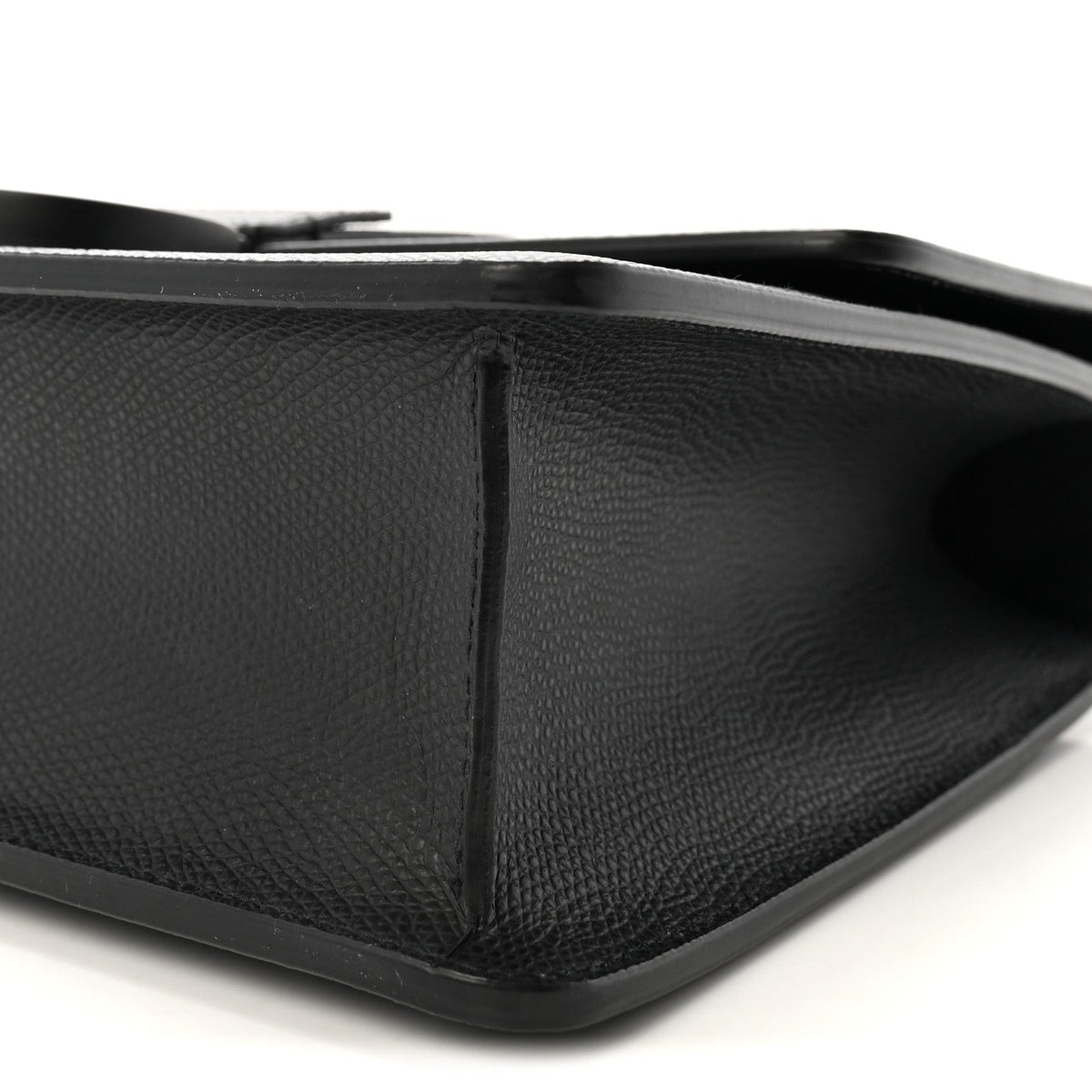 Ultra Matte Grained Calfskin 30 Montaigne Flap Bag Black wholesalehk.shop