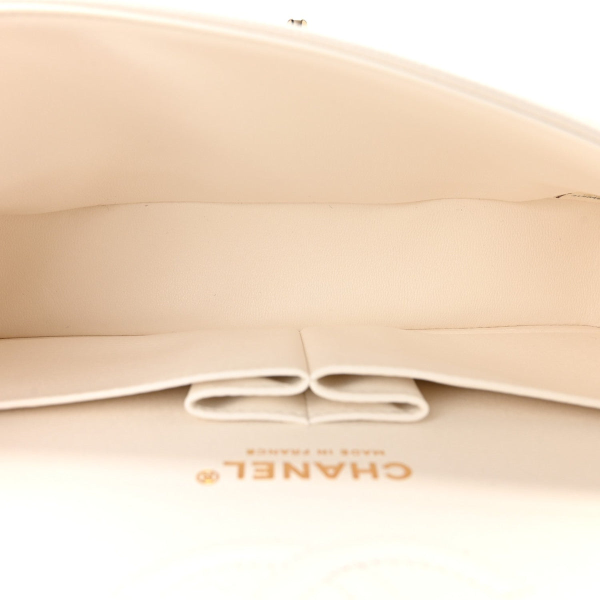 Caviar Quilted Small Double Flap White wholesalehk.shop