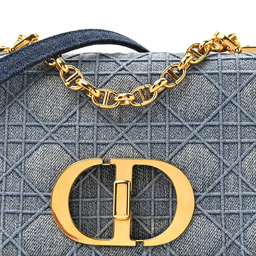Denim Cannage Small Caro Bag Blue wholesalehk.shop