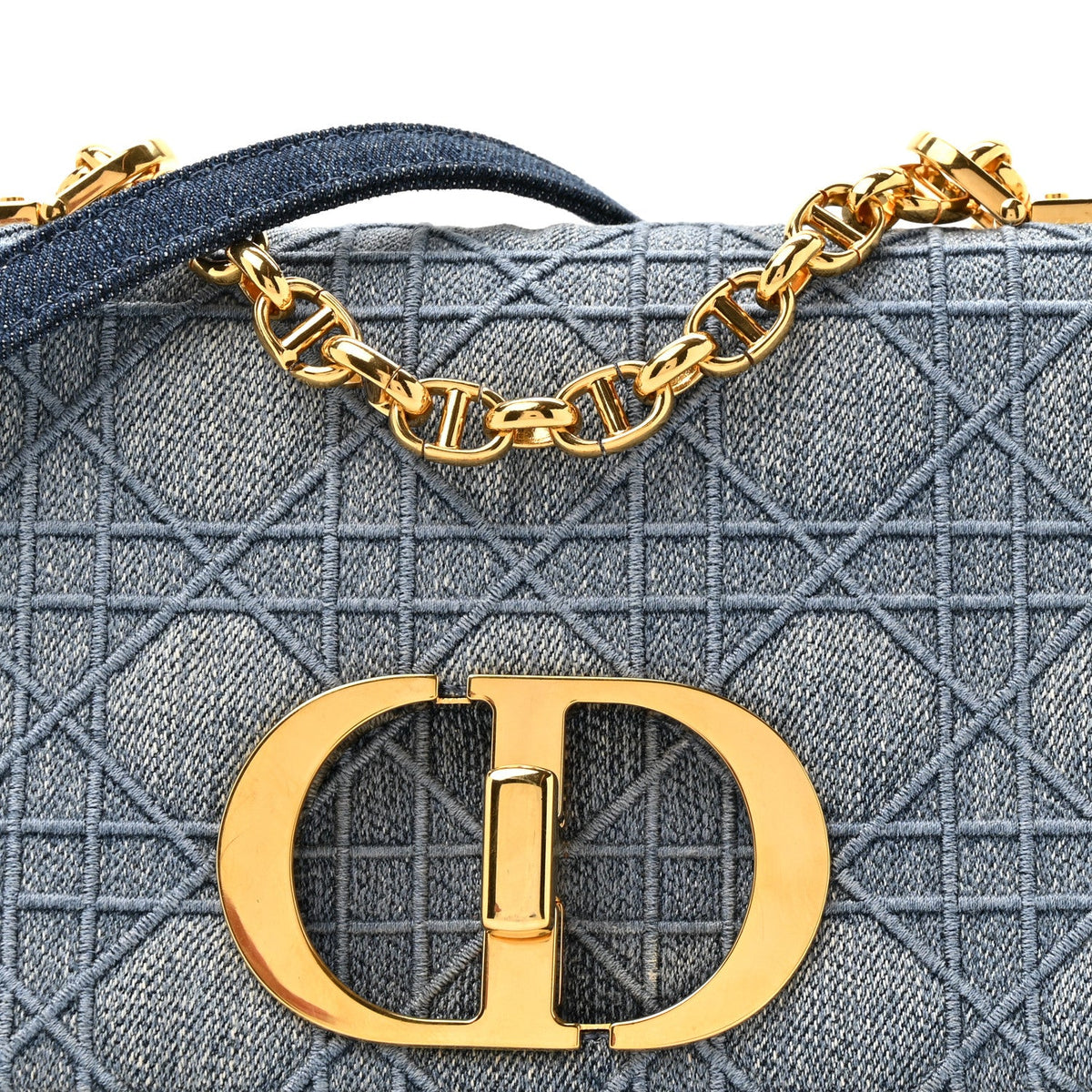 Denim Cannage Small Caro Bag Blue wholesalehk.shop