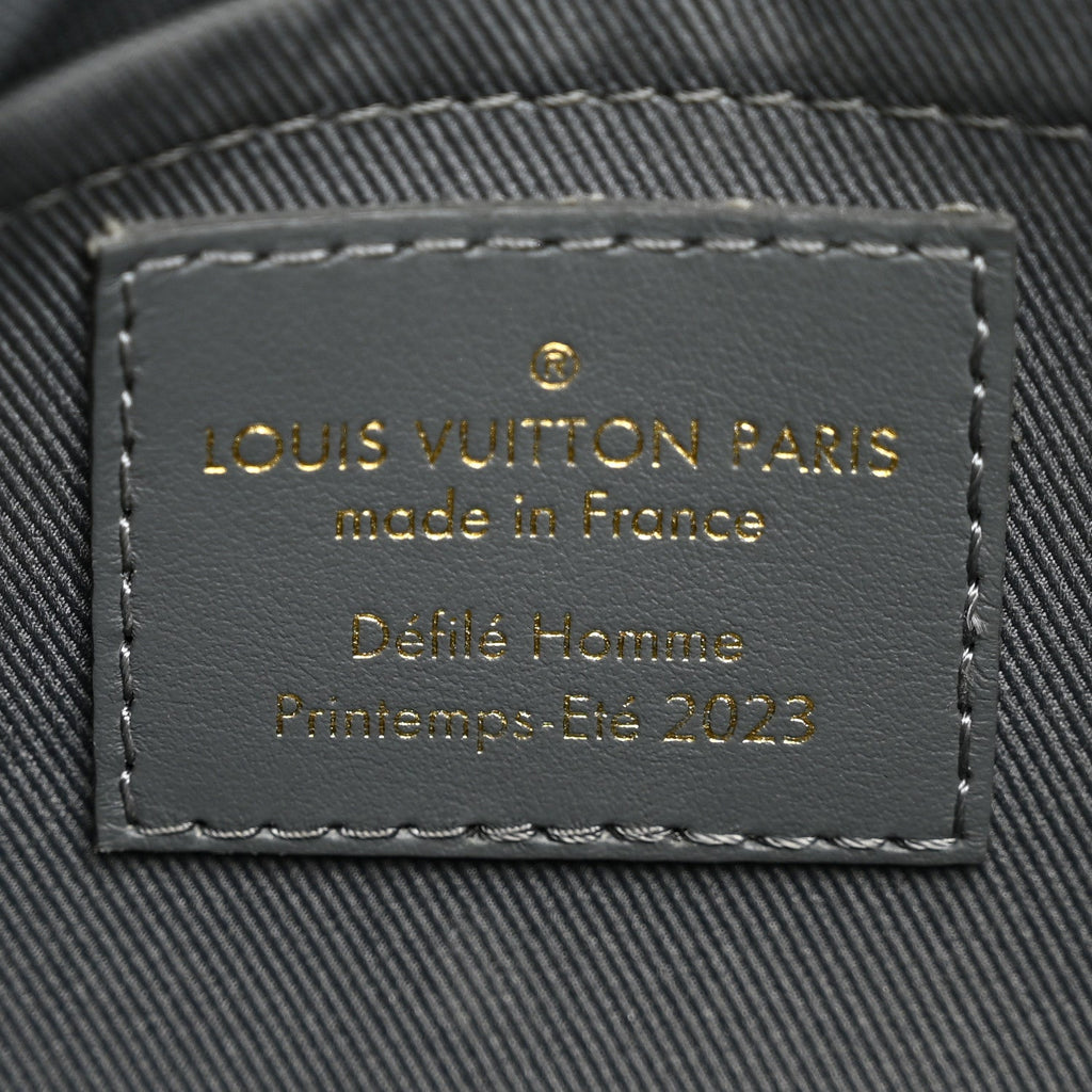 Calfskin Debossed Monogram Versailles City Keepall Dark Shadow Grey wholesalehk.shop