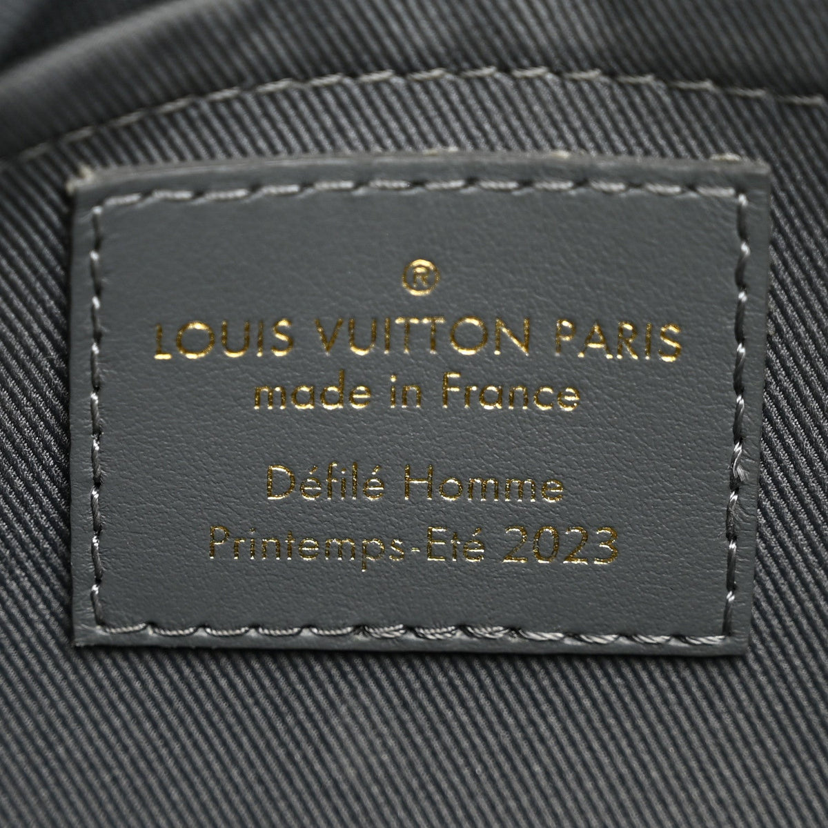 Calfskin Debossed Monogram Versailles City Keepall Dark Shadow Grey wholesalehk.shop
