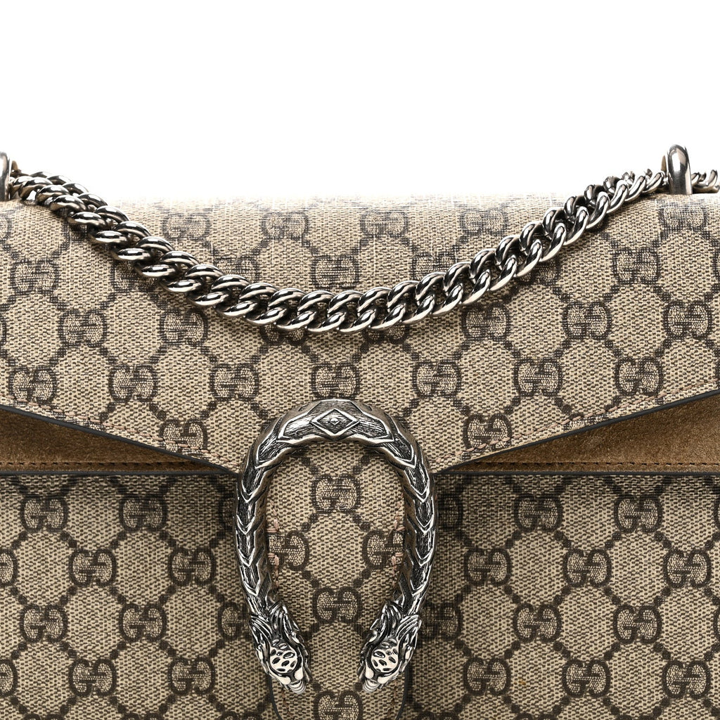 GG Supreme Monogram Small Dionysus Shoulder Bag Taupe wholesalehk.shop