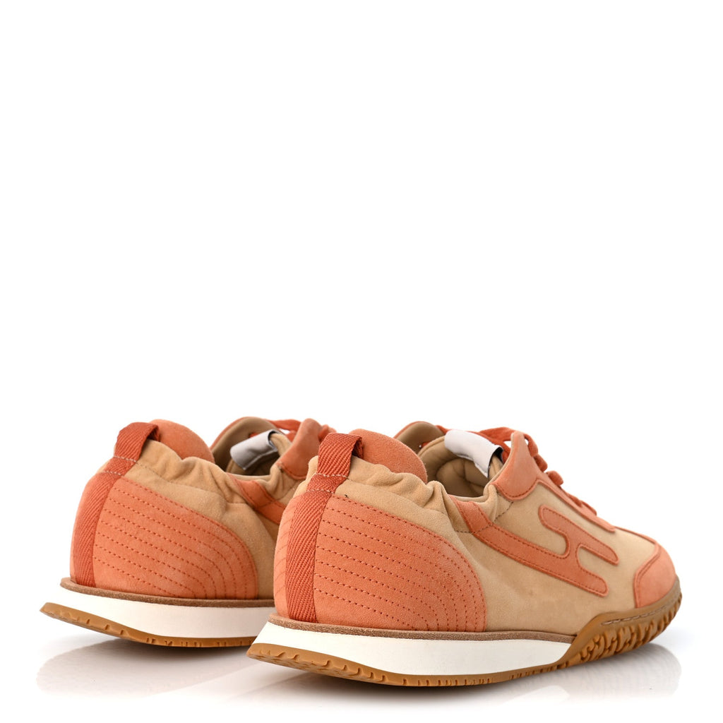 Suede Goatskin Jet Sneakers 41 Beige Natura Orange Nacarat wholesalehk.shop