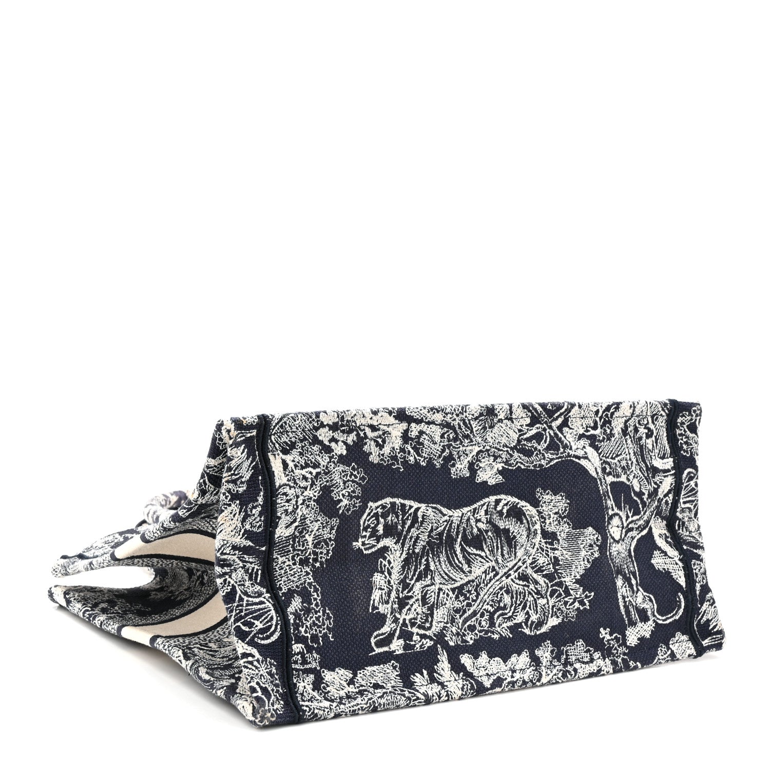 Canvas Embroidered Medium Dioriviera Toile De Jouy Book Tote Blue £¨ Direct shipment via from wholesalehk.shop