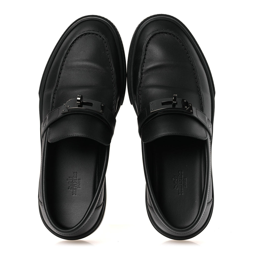Calfskin Mens Game Slip On Sneakers 40 Black wholesalehk.shop