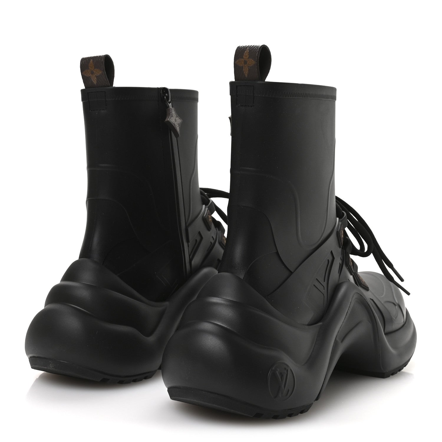 Mat Rubber Monogram LV Archlight Sneaker Boots 38 Black £¨ Direct shipment via from wholesalehk.shop