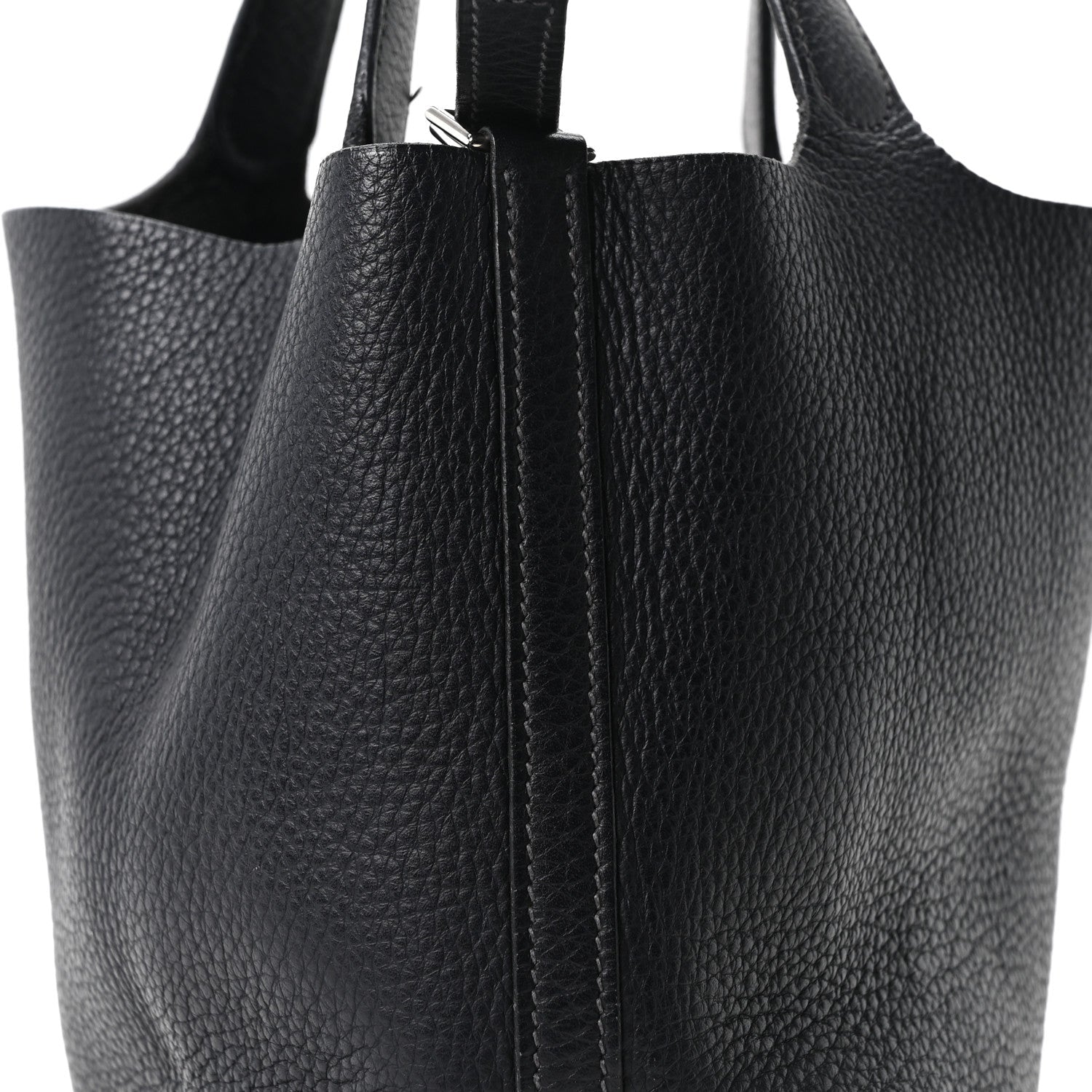 Taurillon Clemence Picotin Lock 18 PM Bleu Indigo £¨ Direct shipment via from wholesalehk.shop