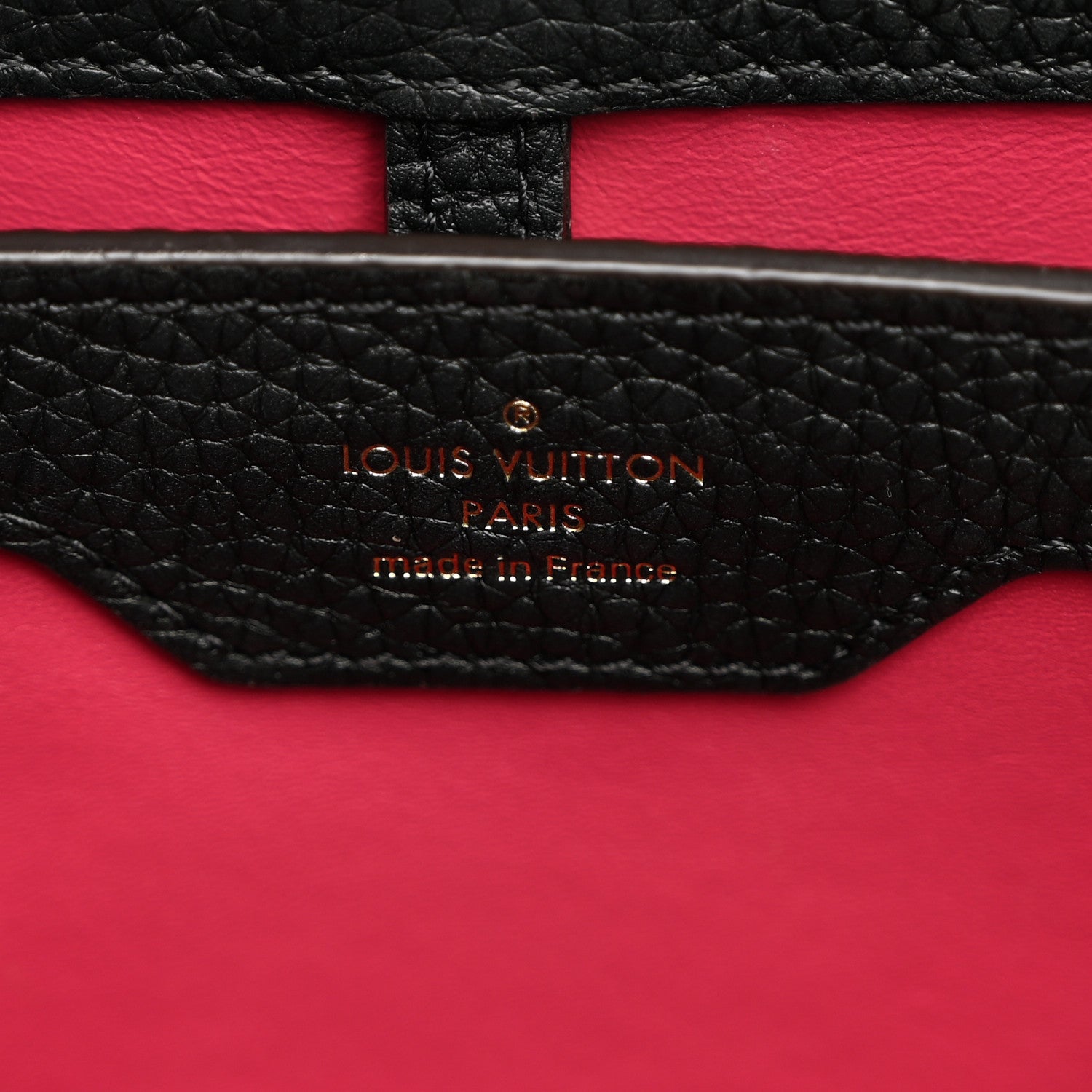 Taurillon Capucines PM Black £¨ Direct shipment via from wholesalehk.shop