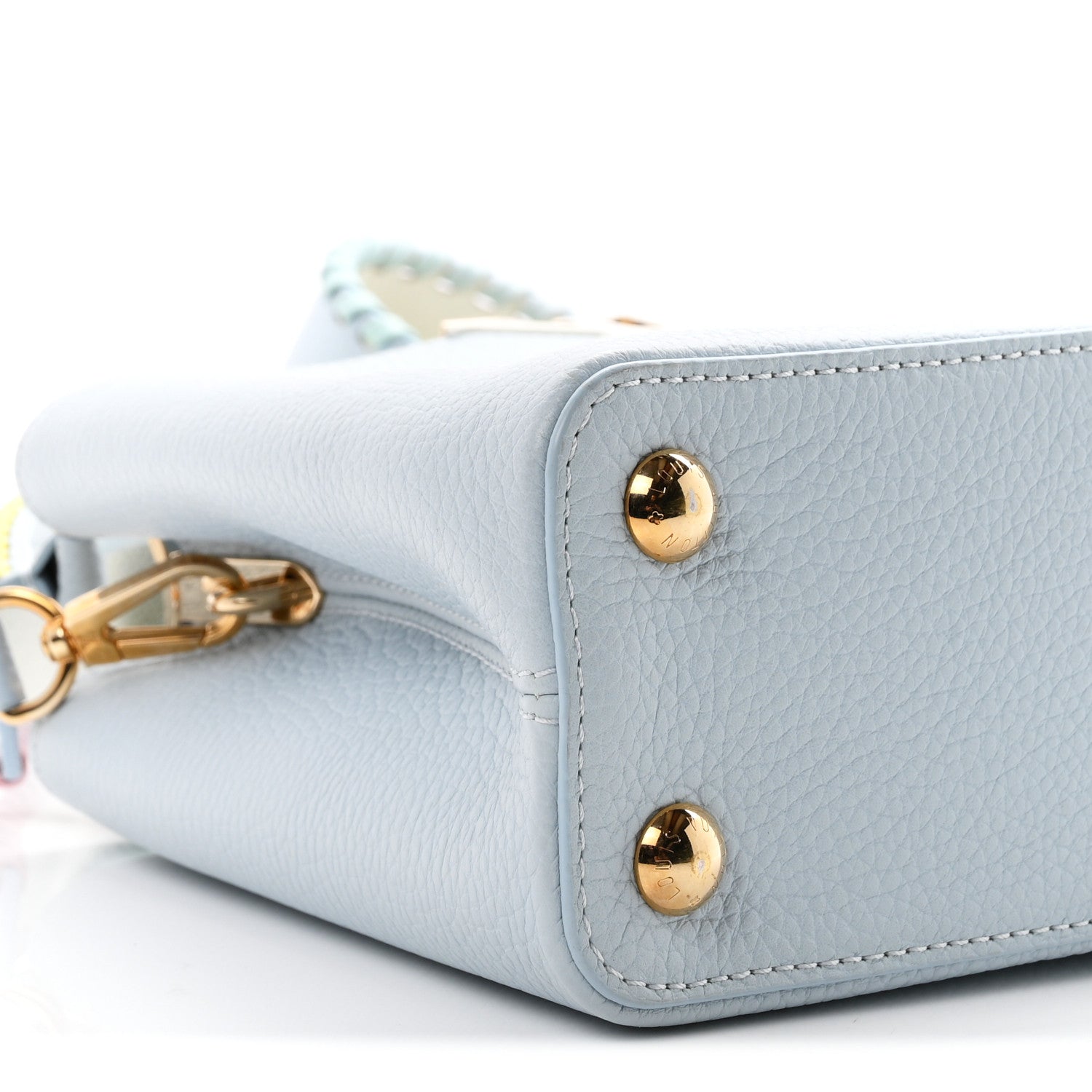 Taurillon Capucines BB Light Blue £¨ Direct shipment via from wholesalehk.shop