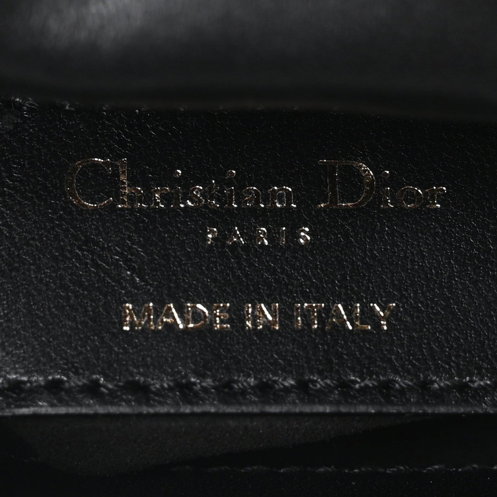 Lambskin Cannage Micro Lady Dior Black wholesalehk.shop