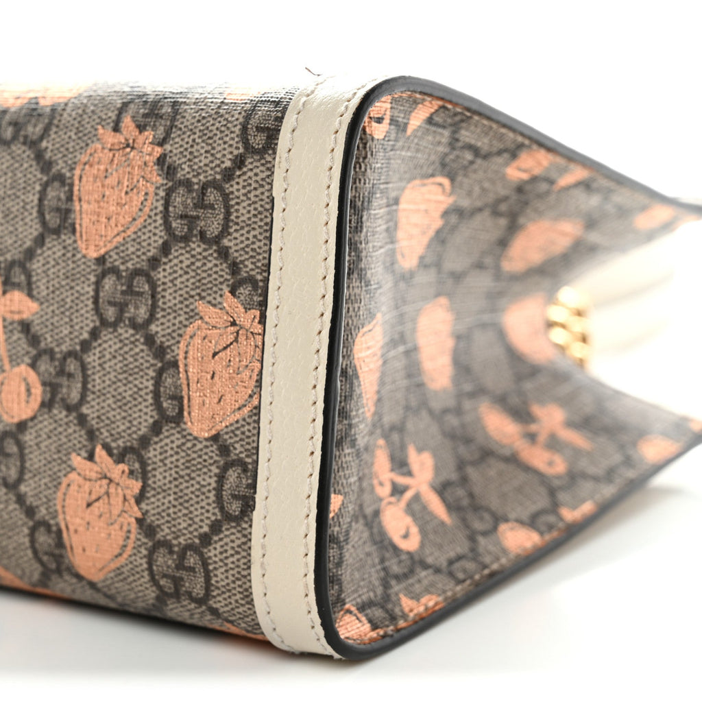 GG Supreme Monogram Berry Textured Dollar Calfskin Small Padlock Tote Beige Ebony Light Copper Mystic White £¨ Direct shipment via from wholesalehk.shop