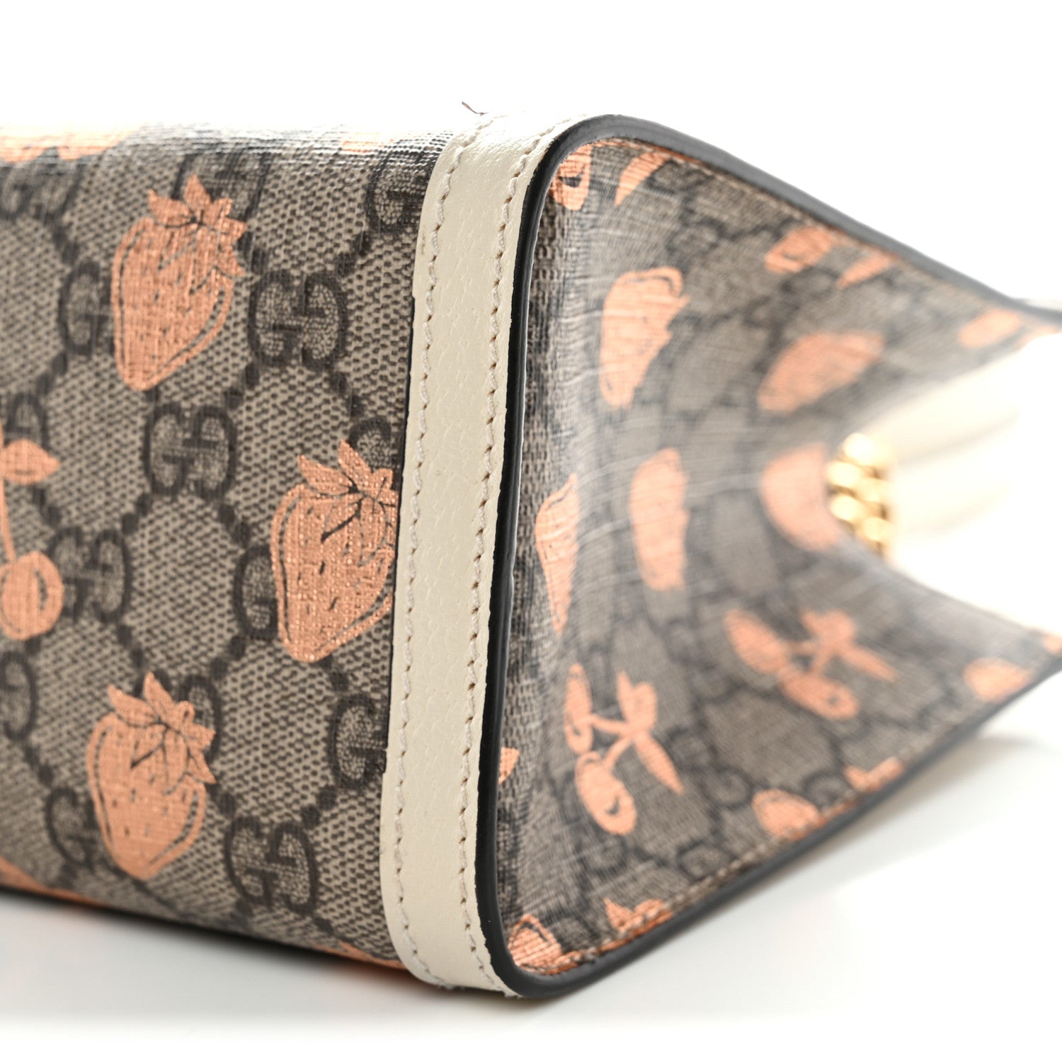 GG Supreme Monogram Berry Textured Dollar Calfskin Small Padlock Tote Beige Ebony Light Copper Mystic White £¨ Direct shipment via from wholesalehk.shop