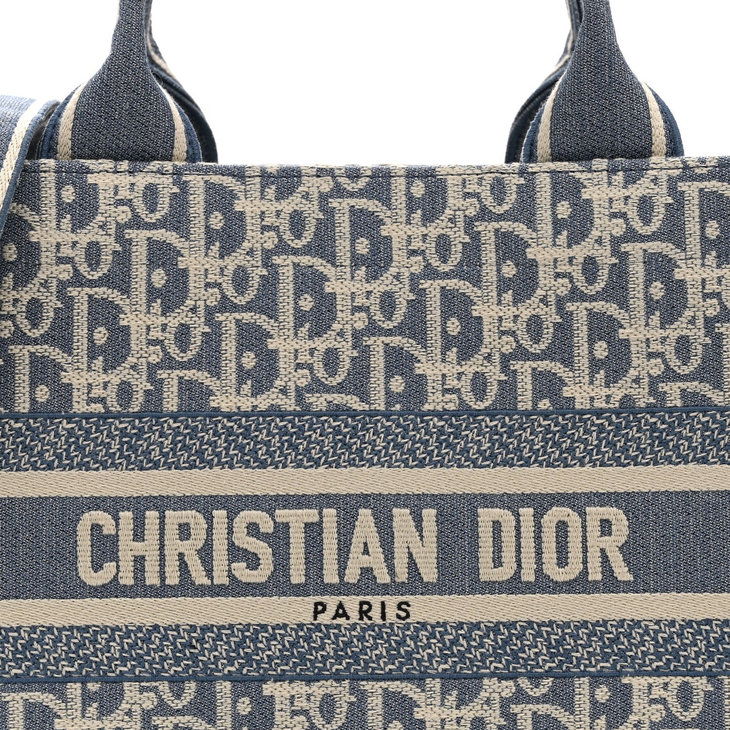 Oblique Chambray Calfskin Small Book Tote With Strap Blue Latte £¨ Direct shipment via from wholesalehk.shop