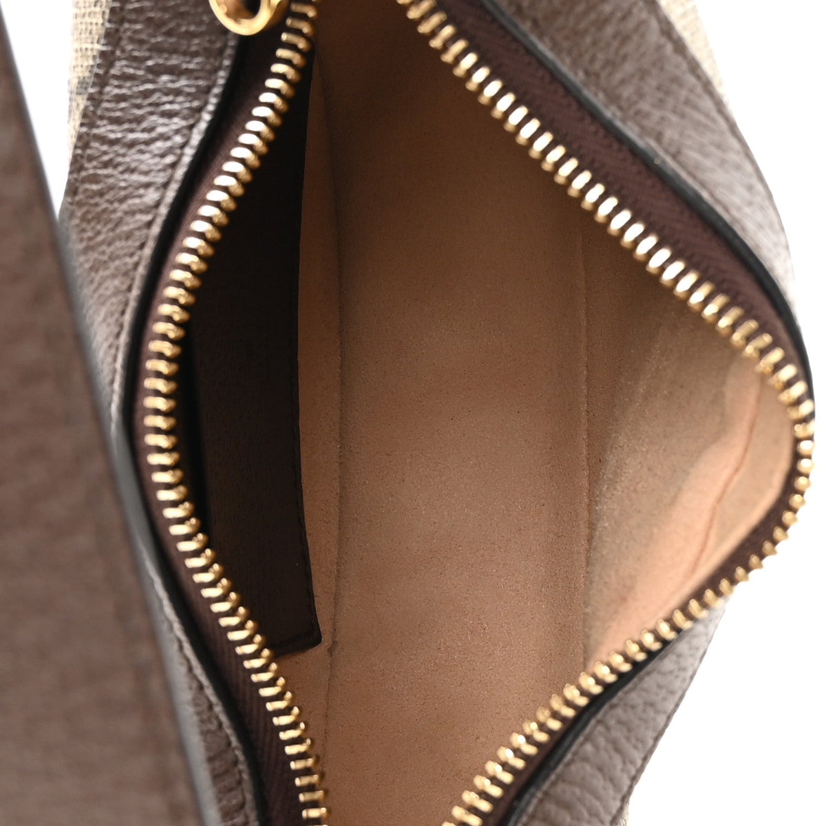 GG Supreme Monogram Textured Calfskin Web Mini Ophidia Half Moon Hobo Beige Ebony New Acero wholesalehk.shop