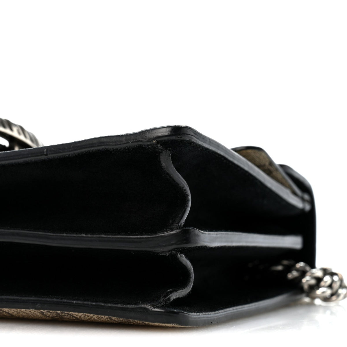 GG Supreme Monogram Small Dionysus Shoulder Bag Black wholesalehk.shop