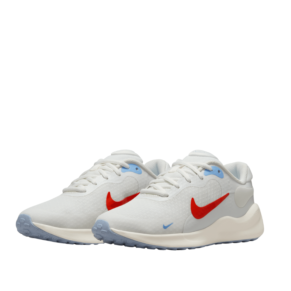2026 New Arrival Revolution 7 (GS) Older Kids' :Summit White | Picante Red wholesalehk.shop
