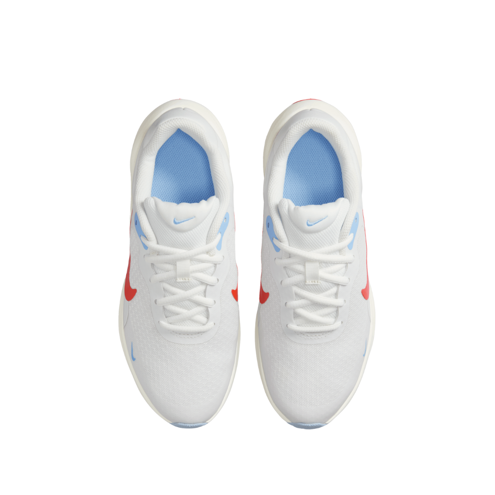 2026 New Arrival Revolution 7 (GS) Older Kids' :Summit White | Picante Red wholesalehk.shop