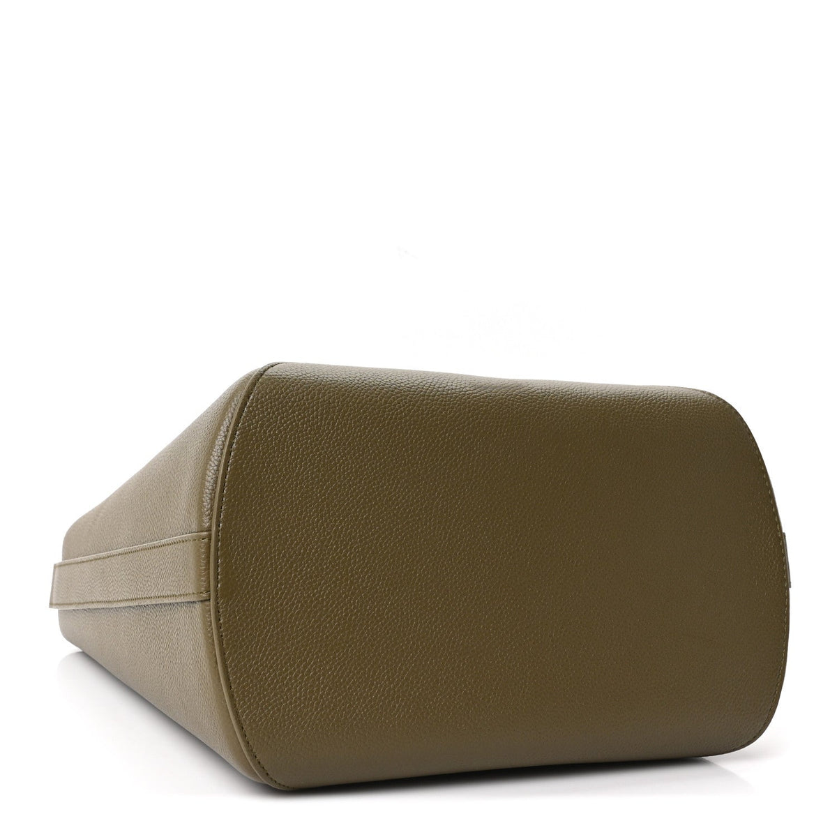 Grained Calfskin Medium Medaillon Bucket Bag Khaki wholesalehk.shop