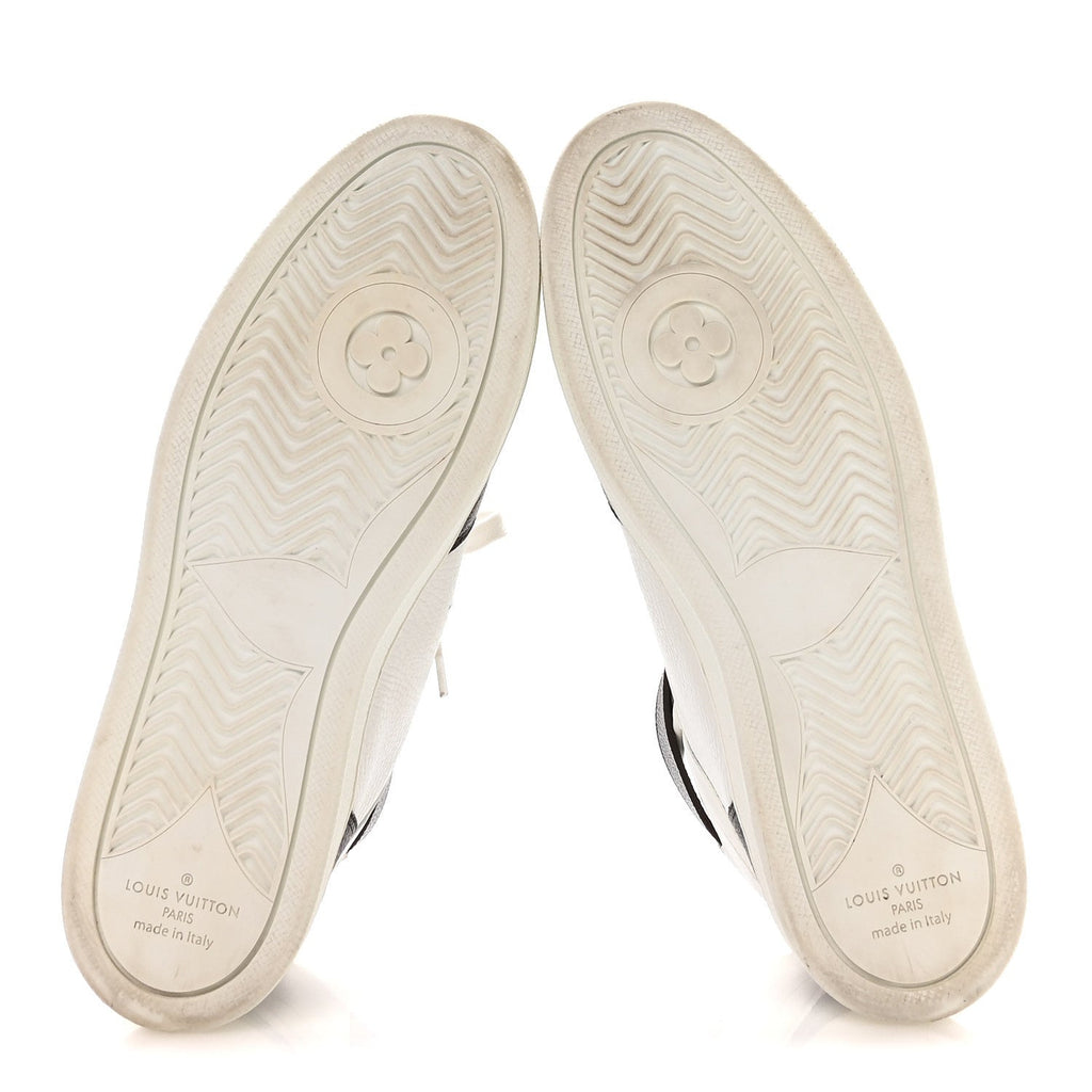 Grained Calfskin Monogram Boombox Sneaker Boots 39 White £¨ Direct shipment via from wholesalehk.shop